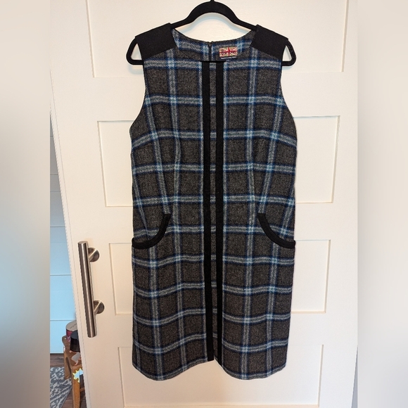 Boden Dresses & Skirts - Boden British Tweed by Moon wool dress size 14 long.